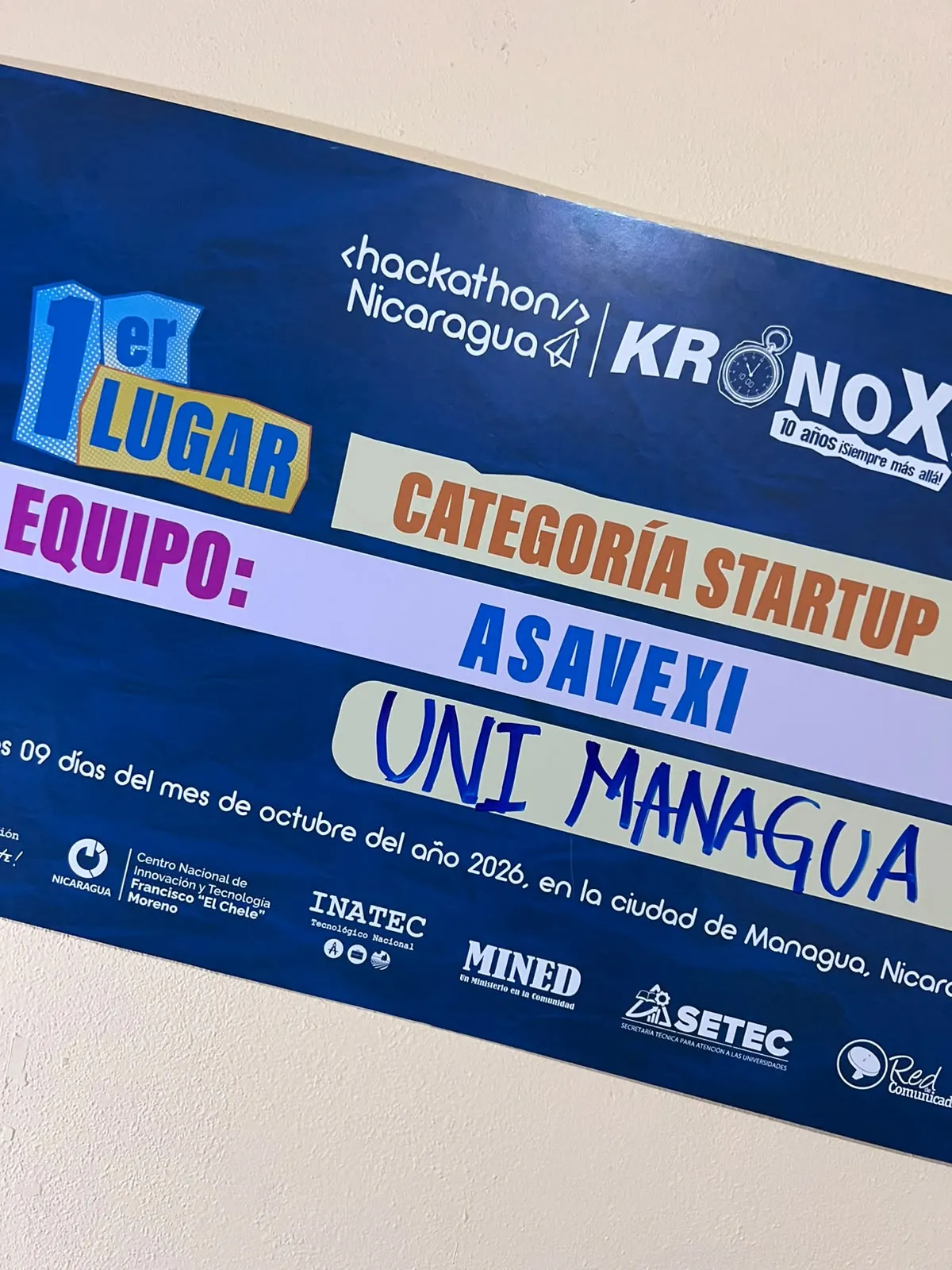 Ganadores Hackathon Nicaragua 2026, foto 8